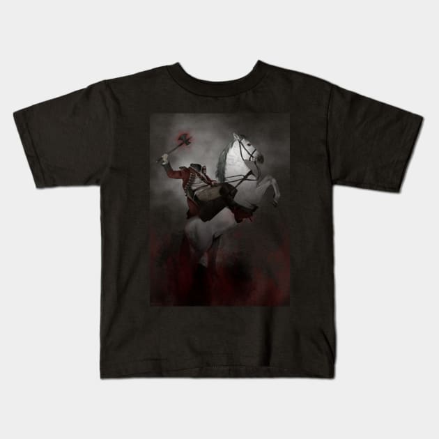 Headless horseman (Sleepy Hollow) Kids T-Shirt by SanFernandez